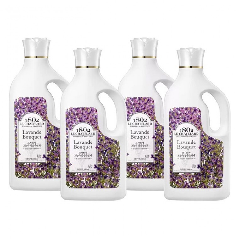 น้ำยาปรับผ้านุ่ม Le Chatelard Lavender Bouquet 2 ลิตร x 4 ชิ้น