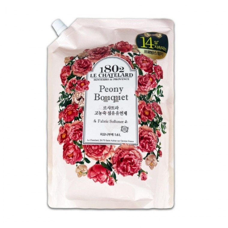 น้ำยาปรับผ้านุ่ม Le Chatelard Peony Bouquet 1600 มล.