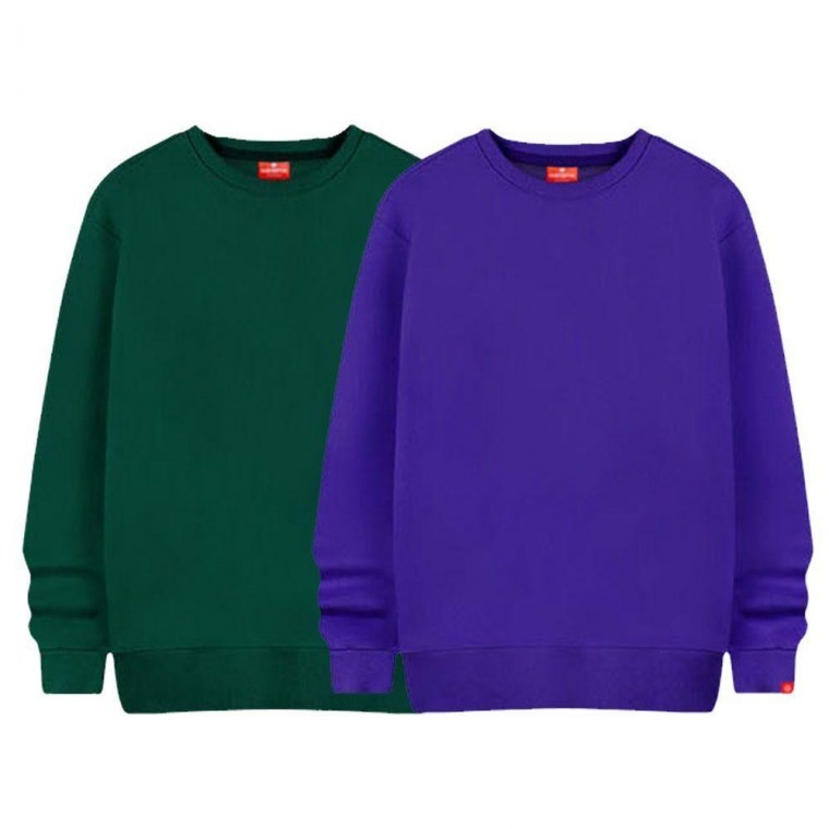 เสื้อยืดแขนยาวสีพื้นสำหรับคู่รัก