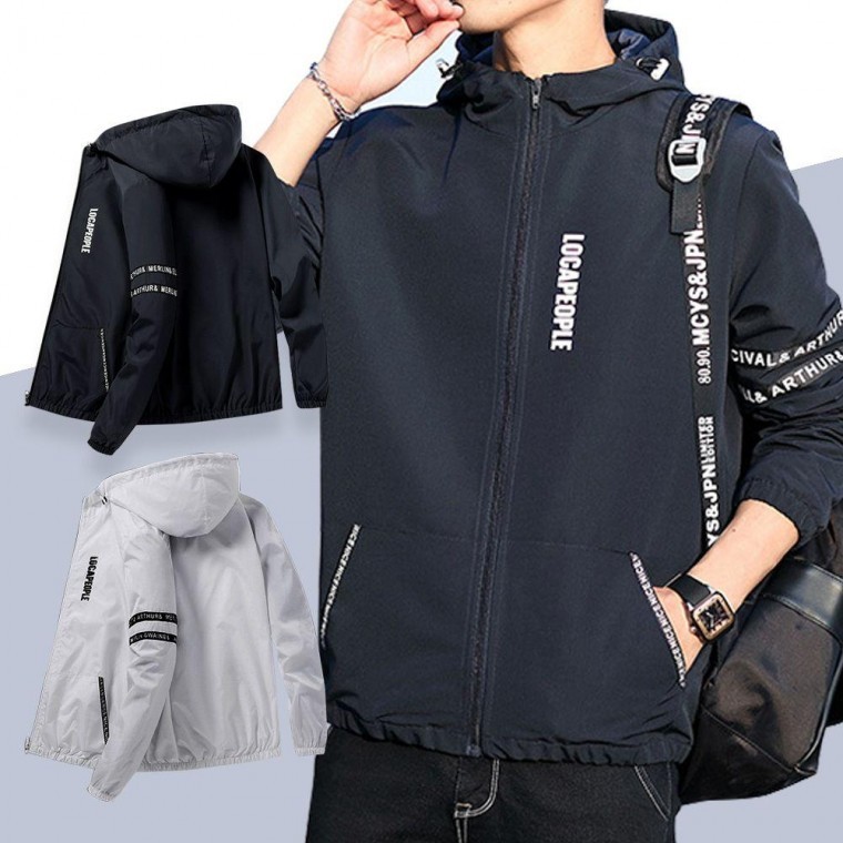 เสื้อแจ็คเก็ตกันลมแบบมีฮู้ดสำหรับปีนเขา