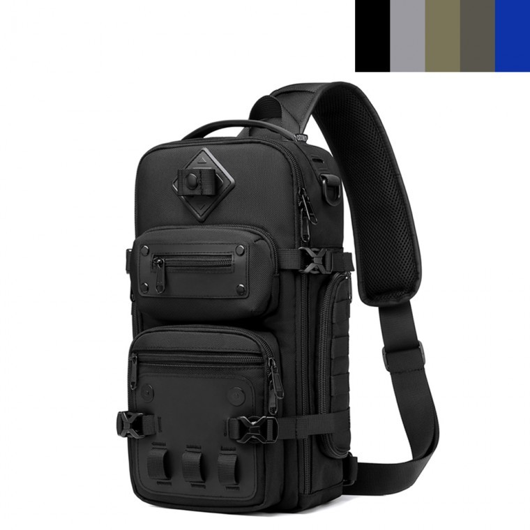 [LetsBag] กระเป๋าสลิงสำหรับเดินทาง กระเป๋าสะพายข้างใบเล็ก กระเป๋าคาดอก LB446DOZK