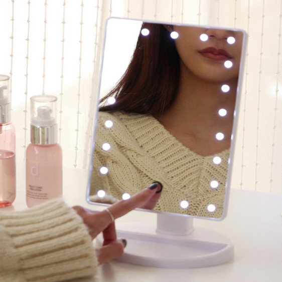 ชื่อสินค้าสไตล์โฆษณา: กระจกเทพธิดา LED ไร้สาย