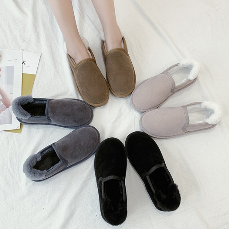 1+1 รองเท้านวมสตรี 2 way บูทส์ฤดูหนาว