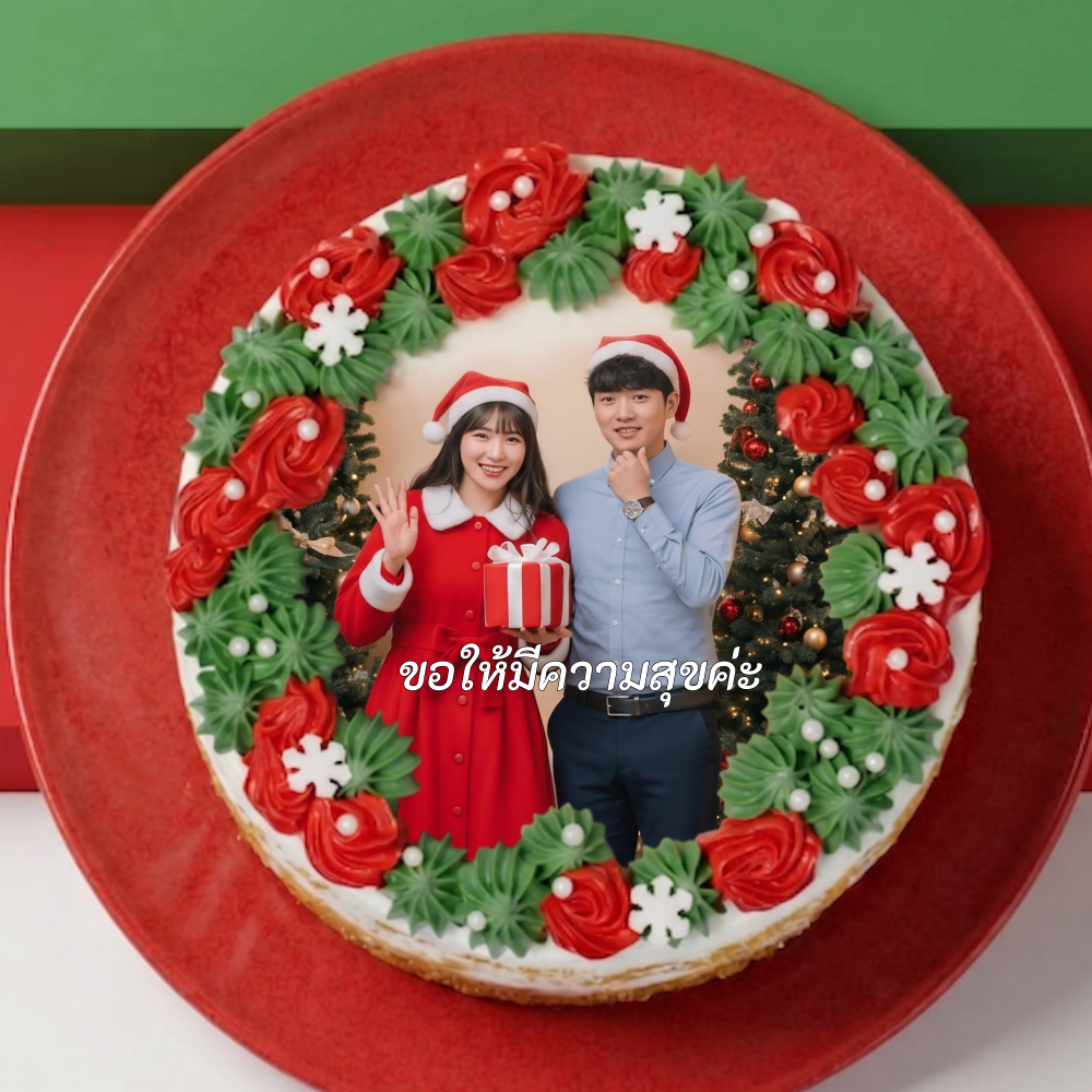 X-mas Photo Cake