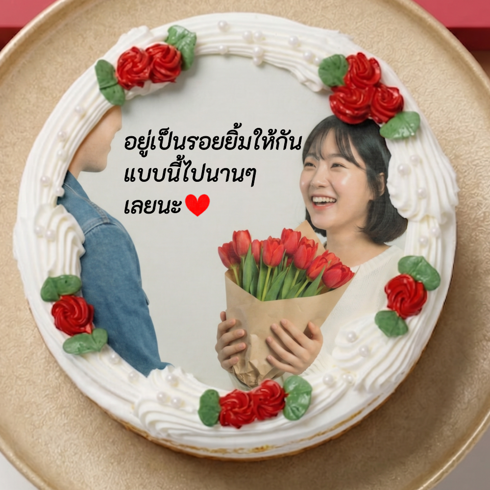 Rose1 Photo Cake