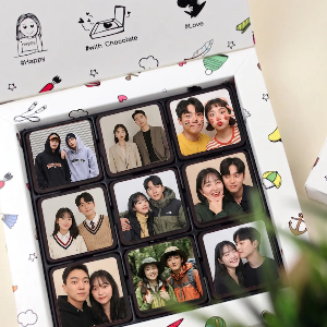 9 Photos Chocolate 9pcs