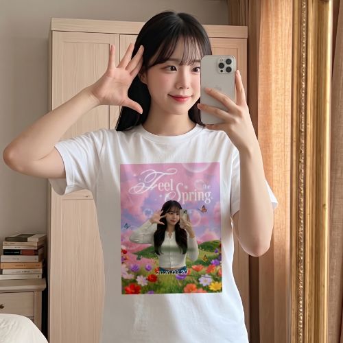 กลางด้านหน้า / ขนาด A3 (เสื้อ)