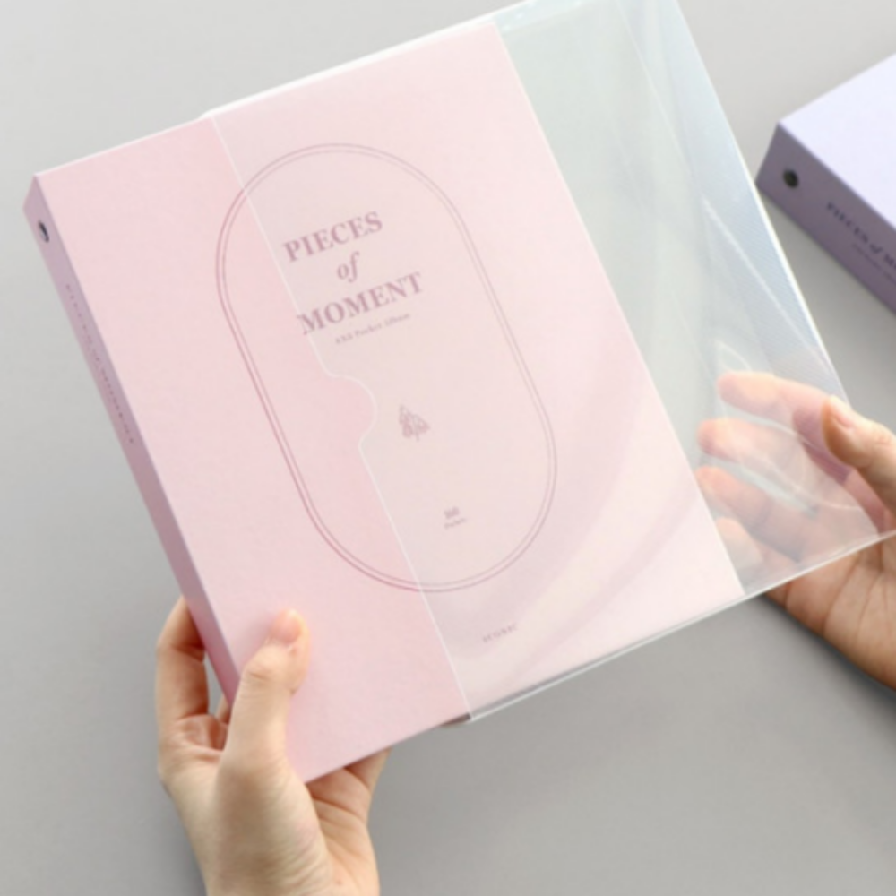 อัลบั้มขนาดเล็ก สีชมพู 160 ช่อง