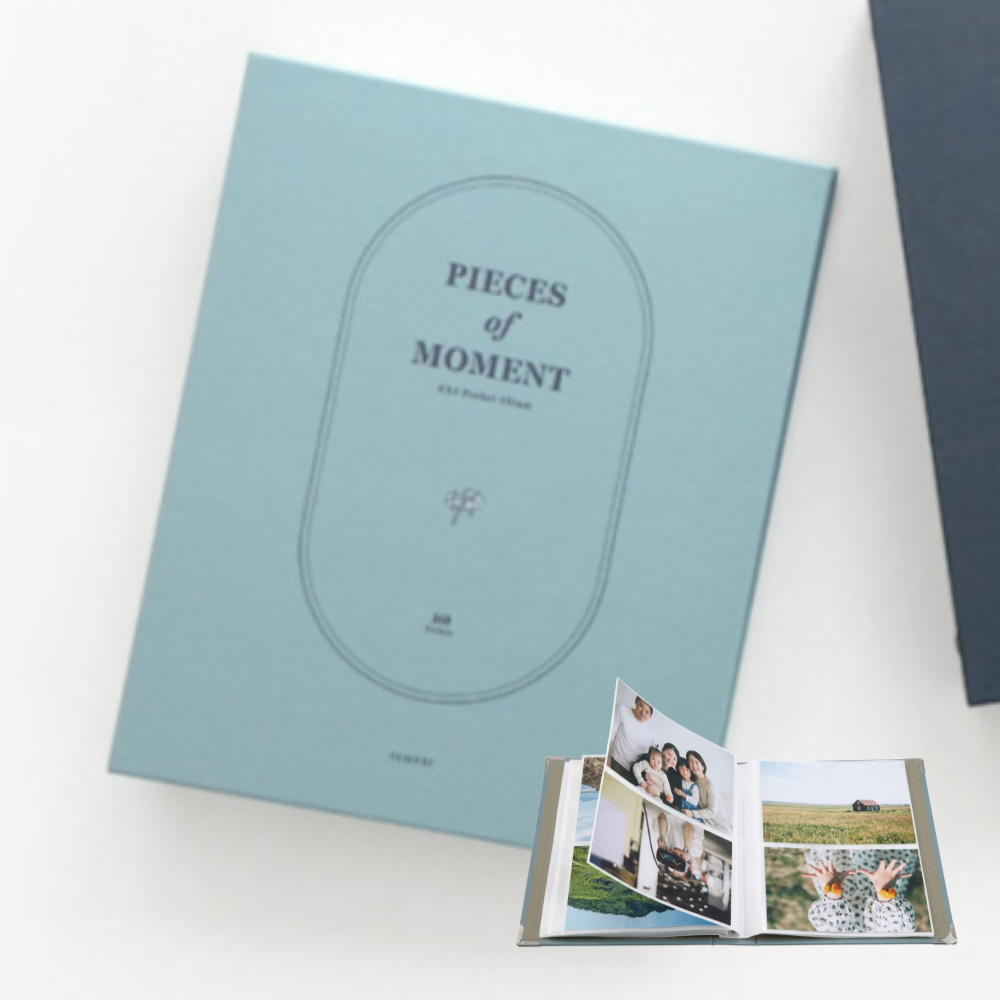  อัลบั้มขนาดเล็ก มิ้นต์บลู 160 ช่อง