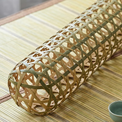 หมอนข้างไม้ไผ่ธรรมชาติ หมอนข้างคลายร้อนสไตล์เกาหลีดั้งเดิม (Jukbuin)