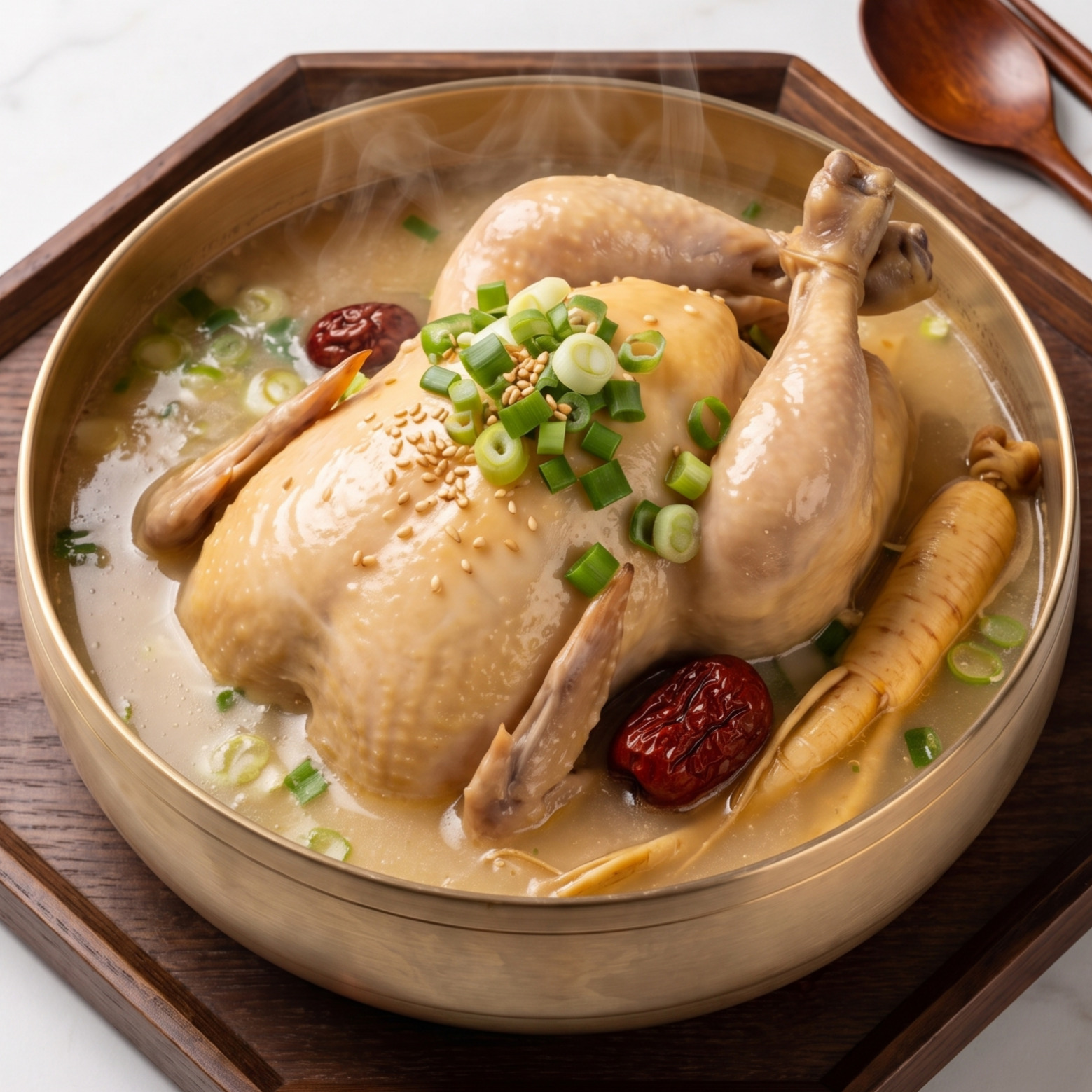 ซัมเกทัง (ไก่ตุ๋นโสมเกาหลี) เมนูบำรุงสุขภาพตัวแทนฤดู